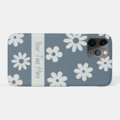 Coques Case-Mate iPhone Jolies petites baies sur iPhone bleu (Dos (Horizontal))