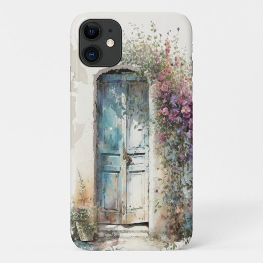 Coques Case-Mate iPhone Jolies portes aquarelle cadeau fleur sauvage pour (Dos)