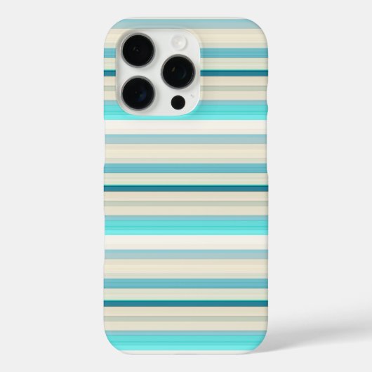 Coques Case-Mate iPhone Jolies rayures aqua blanc (Verso)