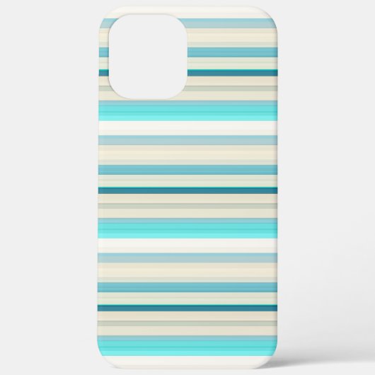 Coques Case-Mate iPhone Jolies rayures aqua blanc (Verso)