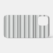 Coques Case-Mate iPhone Jolies rayures blanches grises (Verso (horizontal))