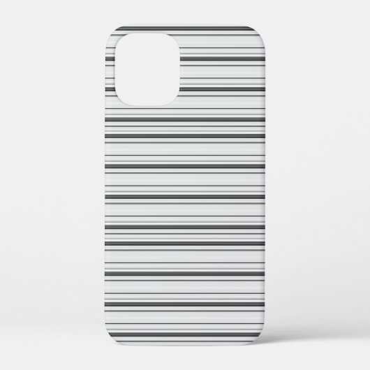 Coques Case-Mate iPhone Jolies rayures blanches grises (Verso)