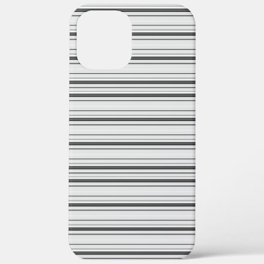 Coques Case-Mate iPhone Jolies rayures blanches grises (Verso)