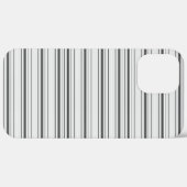 Coques Case-Mate iPhone Jolies rayures blanches grises (Verso / Droite)