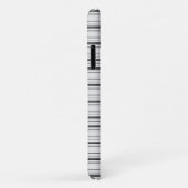 Coques Case-Mate iPhone Jolies rayures blanches grises (Dos/Droite)