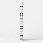 Coques Case-Mate iPhone Jolies rayures blanches grises (Verso / Droite)