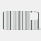 Coques Case-Mate iPhone Jolies rayures blanches grises (Verso (horizontal))