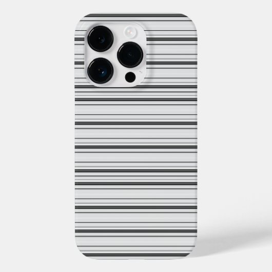 Coques Case-Mate iPhone Jolies rayures blanches grises (Verso)