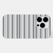 Coques Case-Mate iPhone Jolies rayures blanches grises (Verso (horizontal))