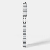Coques Case-Mate iPhone Jolies rayures blanches grises (Verso / Droite)
