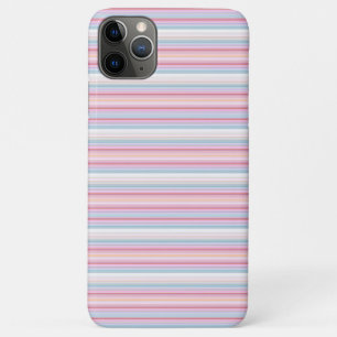 Case-Mate iPhone Case Jolies rayures blanches roses