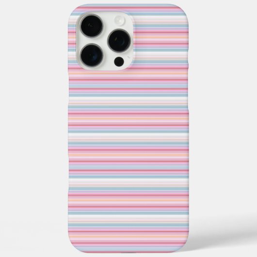 Coques Case-Mate iPhone Jolies rayures blanches roses  (Verso)