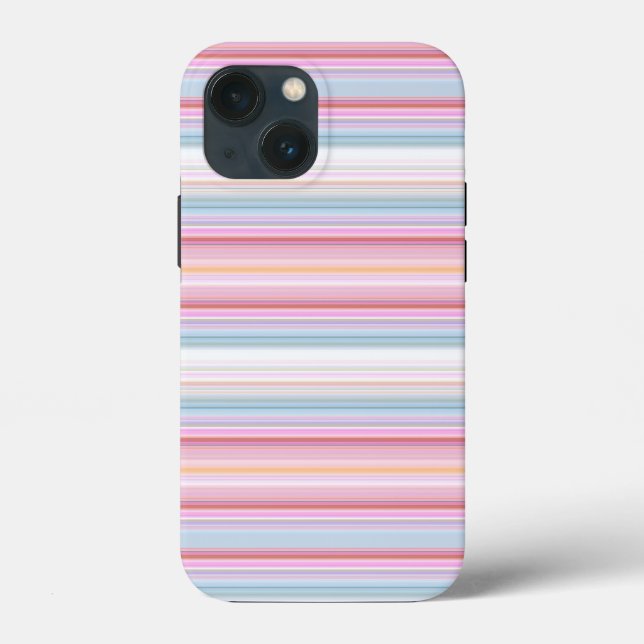 Coques Case-Mate iPhone Jolies rayures blanches roses  (Verso)