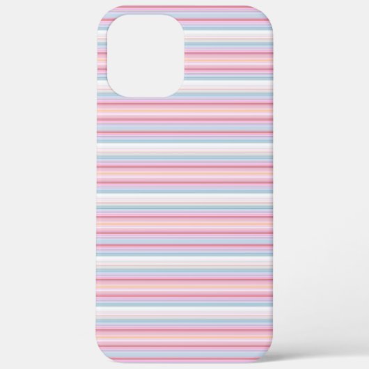 Coques Case-Mate iPhone Jolies rayures blanches roses (Verso)