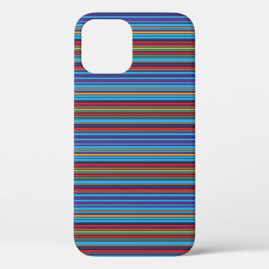 Coques Case-Mate iPhone Jolies rayures bleu violet (Verso)