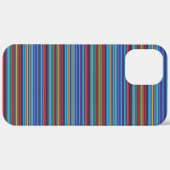 Coques Case-Mate iPhone Jolies rayures bleu violet (Verso / Droite)