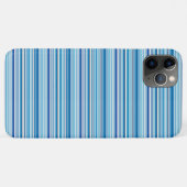 Coques Case-Mate iPhone Jolies rayures bleues blanches (Dos (Horizontal))