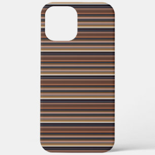 Case-Mate iPhone Case Jolies rayures bleues marron