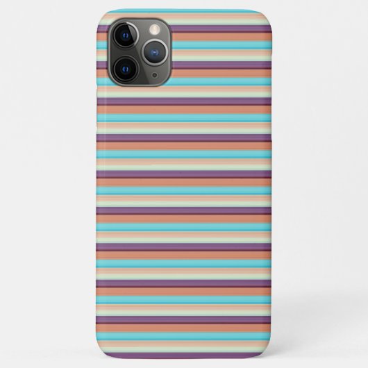 Coques Case-Mate iPhone Jolies rayures bleues marron (Dos)