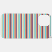 Coques Case-Mate iPhone Jolies rayures bleues marron  (Verso / Droite)