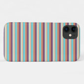 Coques Case-Mate iPhone Jolies rayures bleues marron  (Dos (Horizontal))