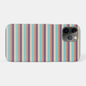 Coques Case-Mate iPhone Jolies rayures bleues marron (Dos (Horizontal))