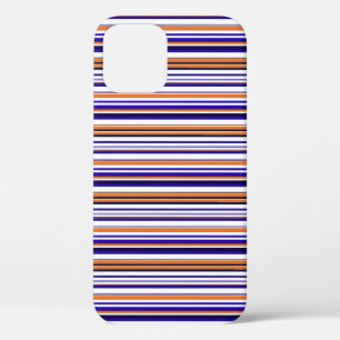 Case-Mate iPhone Case Jolies rayures bleues orange