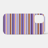 Coques Case-Mate iPhone Jolies rayures bleues orange (Verso (horizontal))