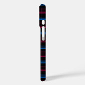 Coques Case-Mate iPhone Jolies rayures bleues roses (Verso / Gauche)