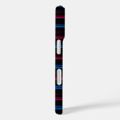 Coques Case-Mate iPhone Jolies rayures bleues roses (Verso / Droite)