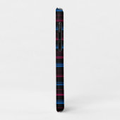 Coques Case-Mate iPhone Jolies rayures bleues roses (Dos/Gauche)