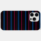 Coques Case-Mate iPhone Jolies rayures bleues roses (Verso (horizontal))