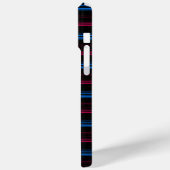 Coques Case-Mate iPhone Jolies rayures bleues roses (Verso / Gauche)