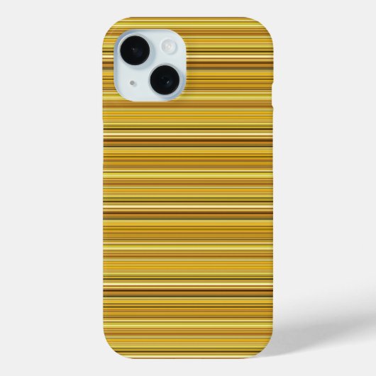 Coques Case-Mate iPhone Jolies rayures brunes dorées (Verso)