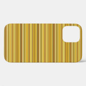 Coques Case-Mate iPhone Jolies rayures brunes dorées (Verso (horizontal))