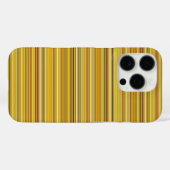 Coques Case-Mate iPhone Jolies rayures brunes dorées (Verso (horizontal))