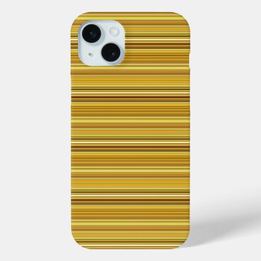 Coques Case-Mate iPhone Jolies rayures brunes dorées (Verso)