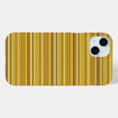 Coques Case-Mate iPhone Jolies rayures brunes dorées (Verso (horizontal))