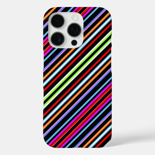 Coques Case-Mate iPhone Jolies rayures colorées (Verso)