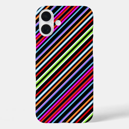 Coques Case-Mate iPhone Jolies rayures colorées (Verso)