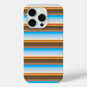 Coque iPhone 15 Pro Jolies rayures colorées modernes