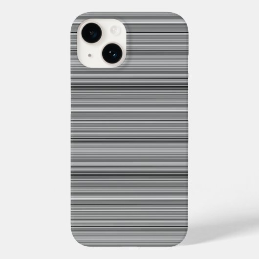 Coques Case-Mate iPhone Jolies rayures grises (Verso)