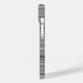 Coques Case-Mate iPhone Jolies rayures grises (Verso / Gauche)