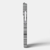 Coques Case-Mate iPhone Jolies rayures grises (Verso / Gauche)