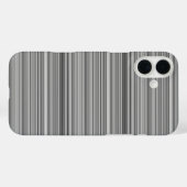 Coques Case-Mate iPhone Jolies rayures grises (Verso (horizontal))