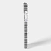 Coques Case-Mate iPhone Jolies rayures grises (Verso / Gauche)
