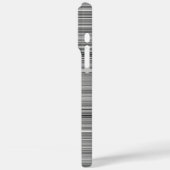 Coques Case-Mate iPhone Jolies rayures grises (Verso / Gauche)