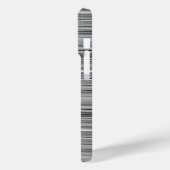 Coques Case-Mate iPhone Jolies rayures grises (Verso / Gauche)
