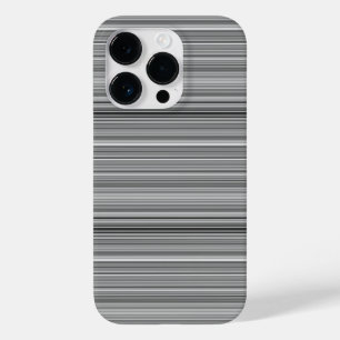 Coque Pour iPhone 14 Pro Jolies rayures grises