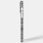 Coques Case-Mate iPhone Jolies rayures grises (Verso / Gauche)